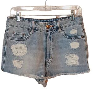 BDG High Rise Denim Shorts